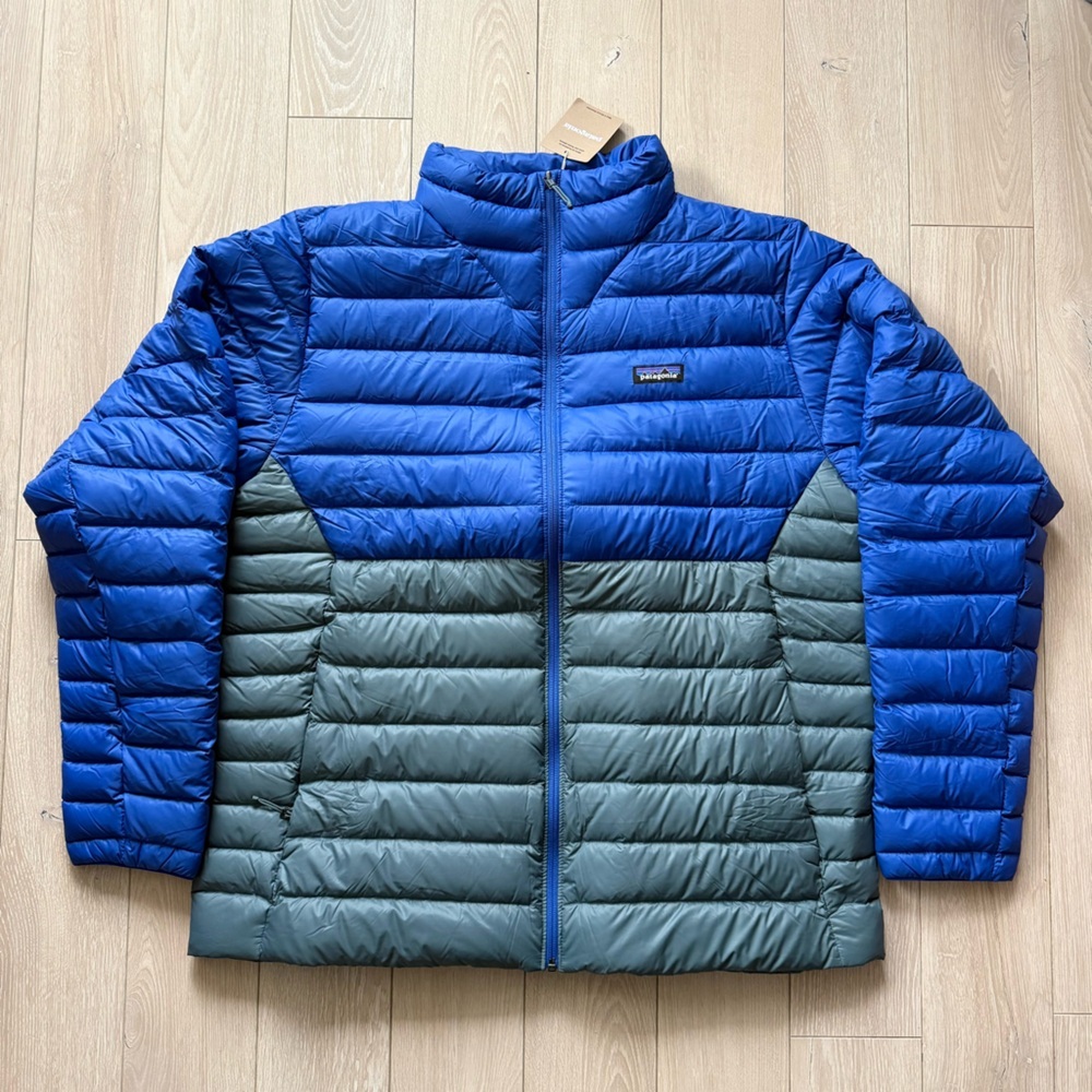 NWT Patagonia Men's Down Puffer Jacket 84675 Passage Blue Size 2XL $350+MSRP